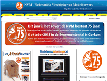 Tablet Screenshot of modelbouwers.nl